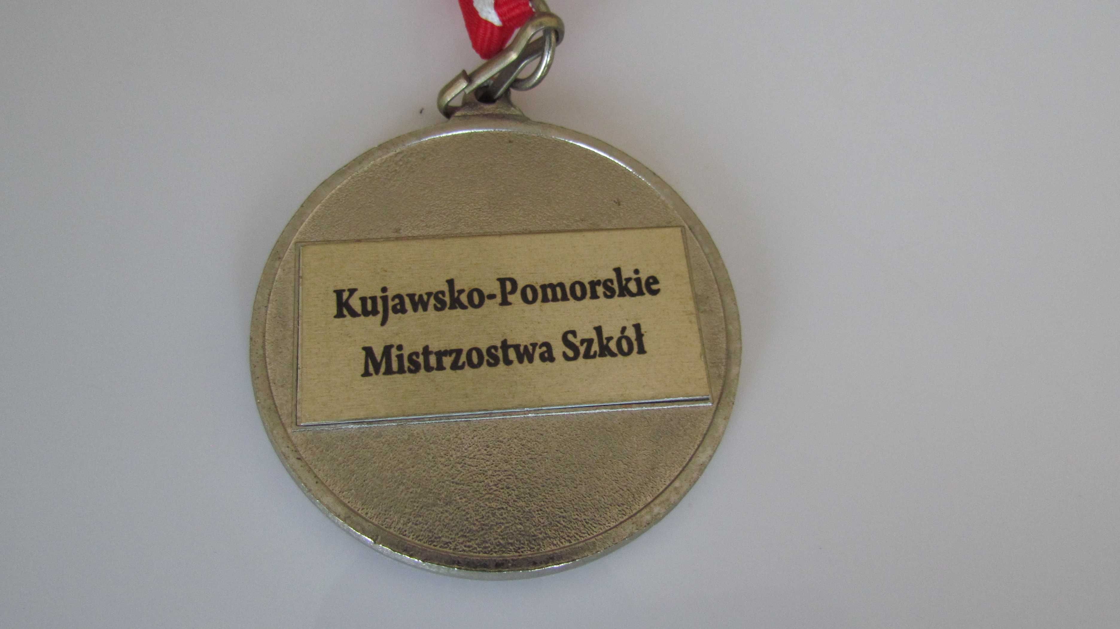 Medal plakieta Bydgoszcz Kujawsko-Pomorskie Mistrzostwa Szkół Srebro