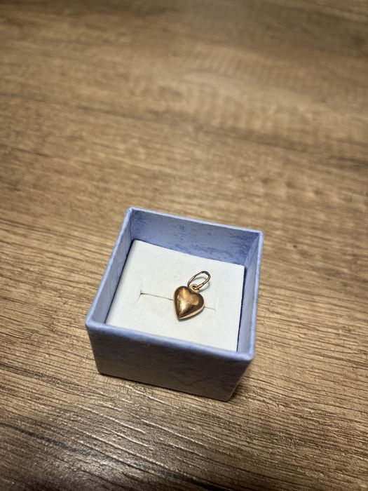 Золота прикраса, серце 585 проба