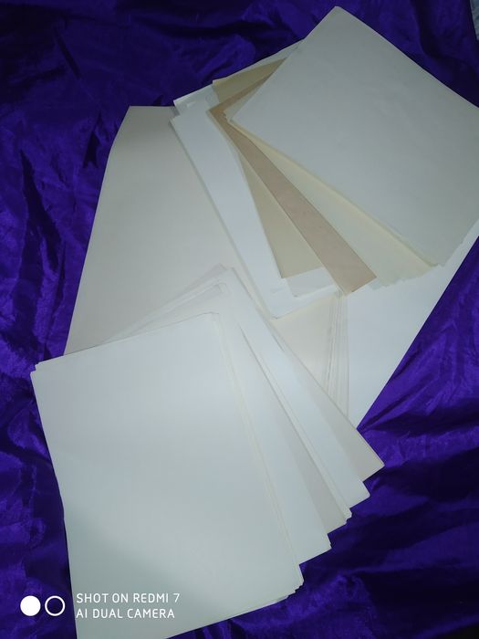 Лот Бумага писчая и мелованая крейдована срср ссср