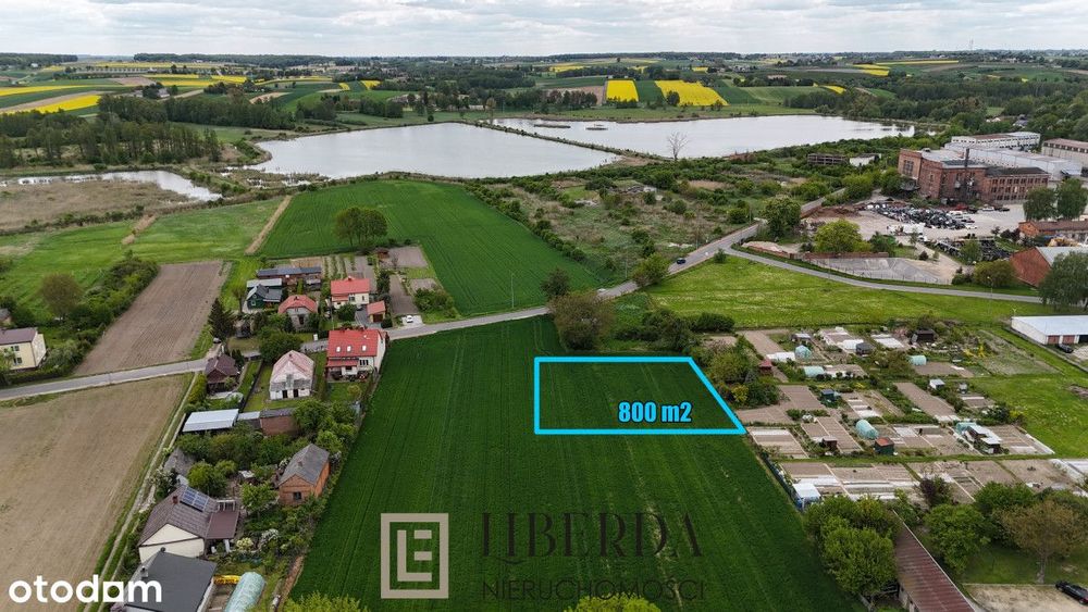 Działka budowlana ul. Nadstawna, Zagrody, 800m2