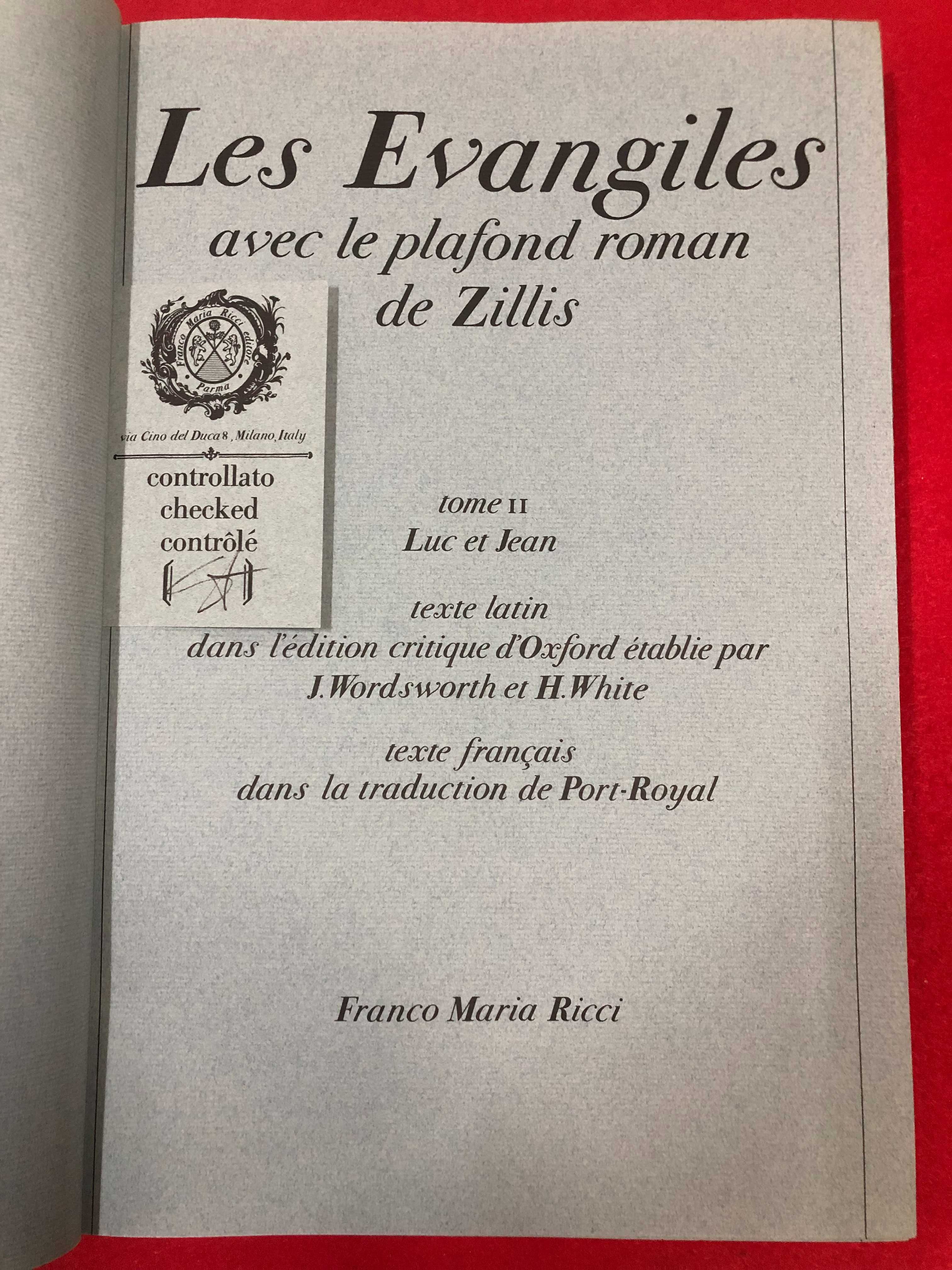 Les Evangiles avec le plafond roman de Zillis - Franco Maria Ricci