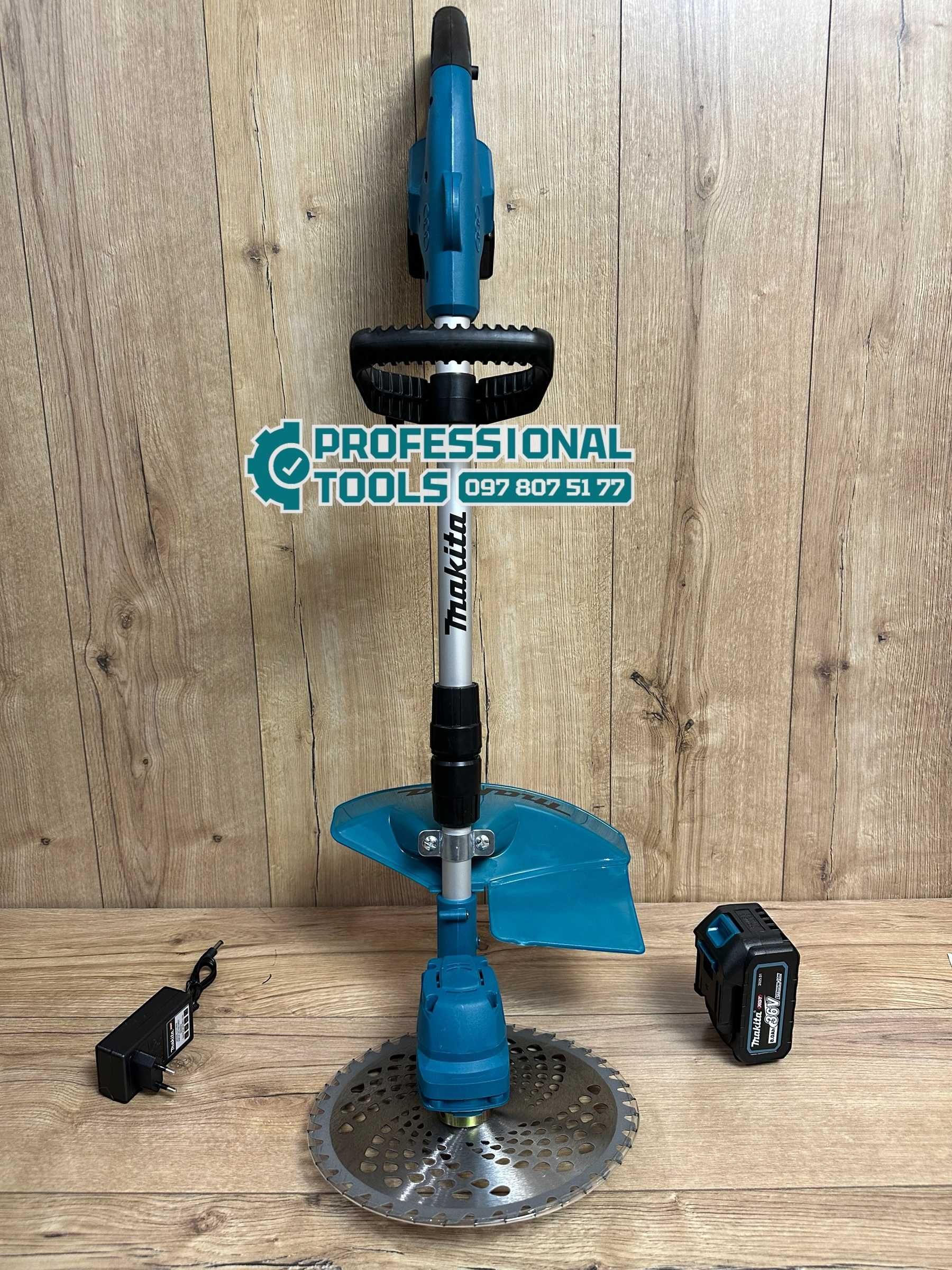 Акумуляторна безщіткова косілка Makita DUR330BL тример для трави 230мм