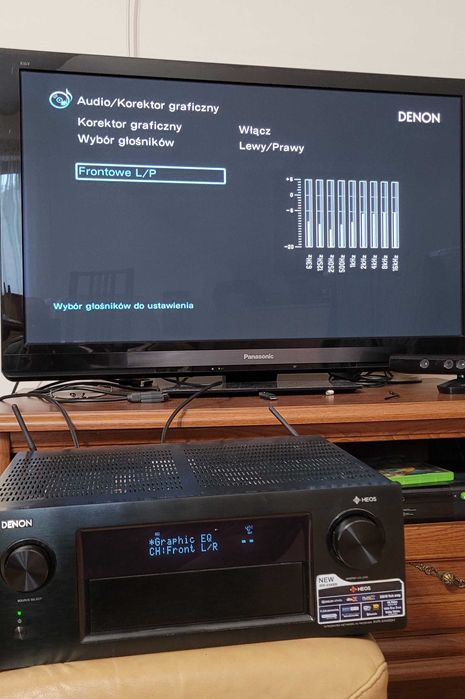 Denon AVR-X4400H amplituner 9.2 4K D. Atmos Spotify zestaw fabryczny
