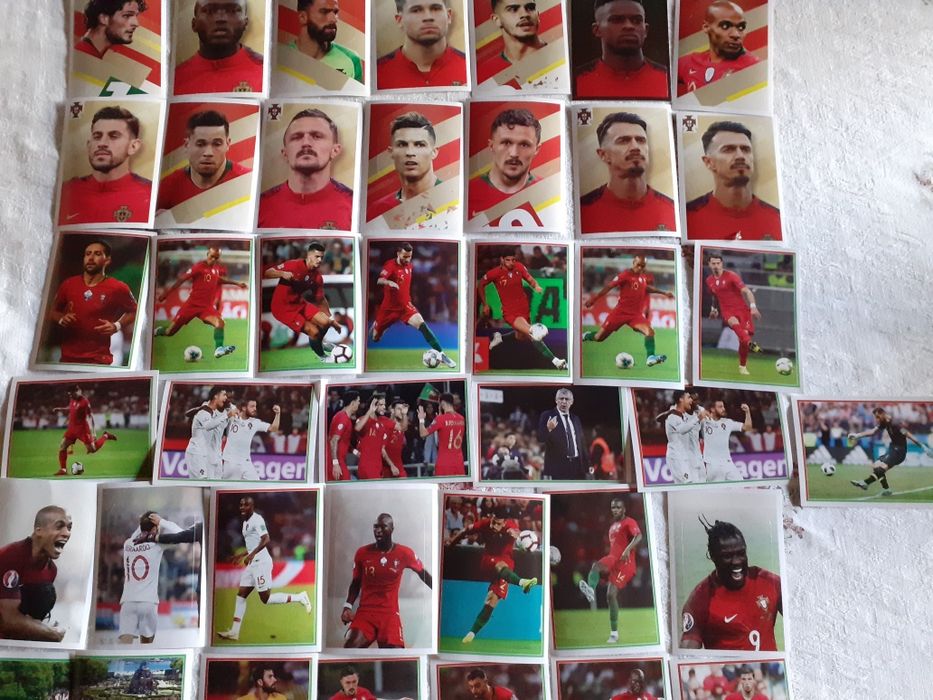 64 cromos da coleção Fome de Vencer coleção anterior