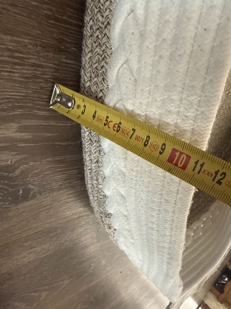 Kosz Mojżesza Skye&scott z materialu przewijak