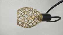 Lampa sufitowa Bella KR 191-3PL, retro, czarno złota