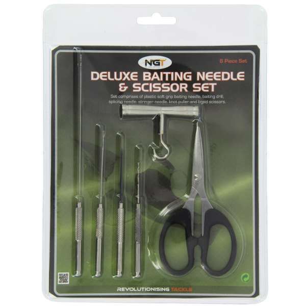 NGT Zestaw igły,wiertła metal -6pc Stainless Steel Baiting Set