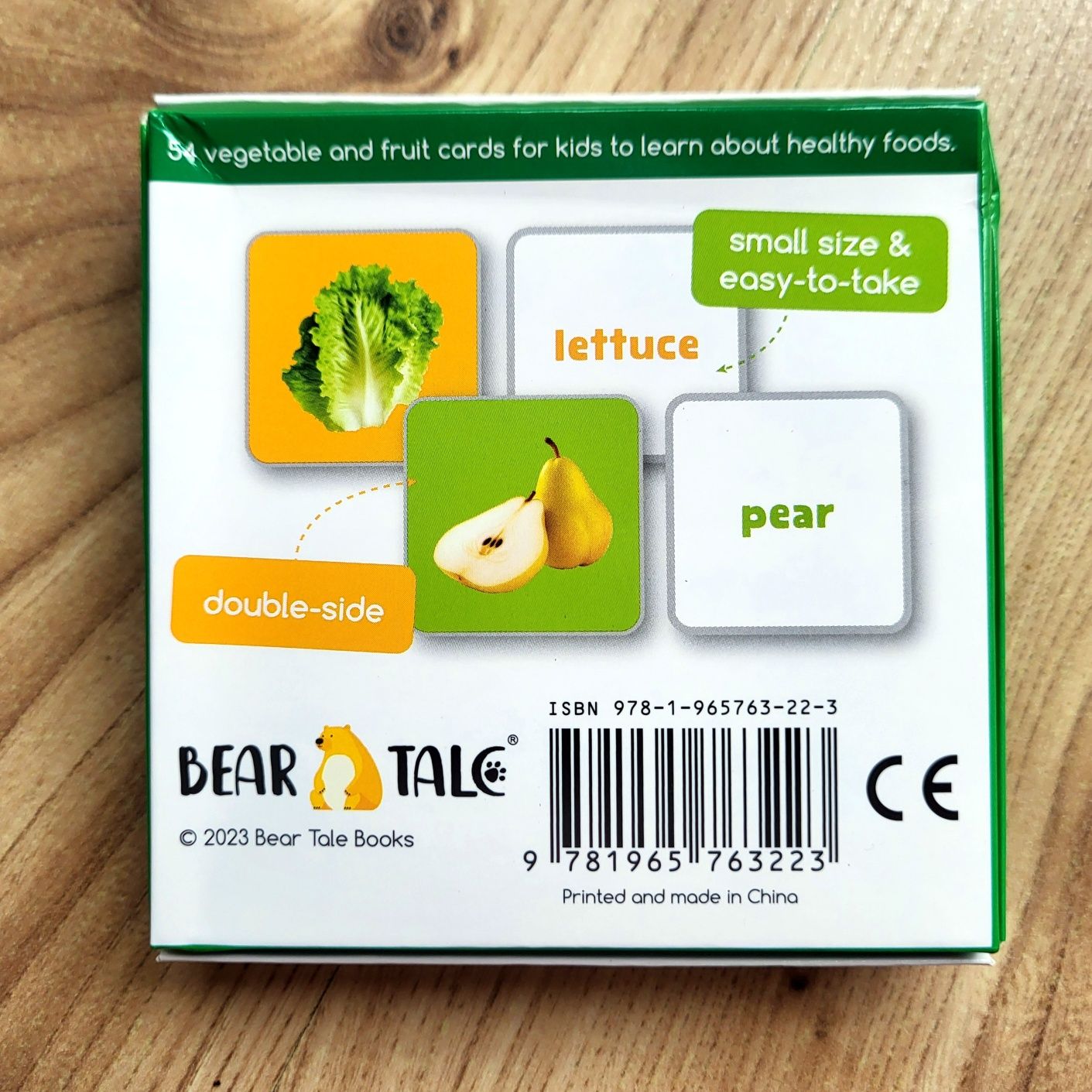 Fruits & Vegetables Flash Cards karty obrazkowe fiszki po angielsku