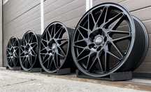 4x felgi aluminiowe 5x108 r18 et45 8J Alufegi Czarne Volvo/ Ford 18”