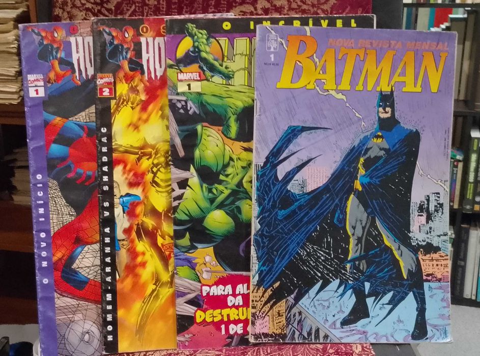 Homem-Aranha - Hulk - Batman 4 unidades nºs1 e 2