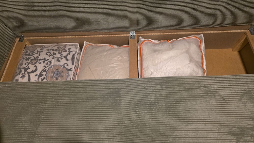 Rezerwacja!!Łóżko, sofa rokładana z pojemnikiem na pościel Idealny st