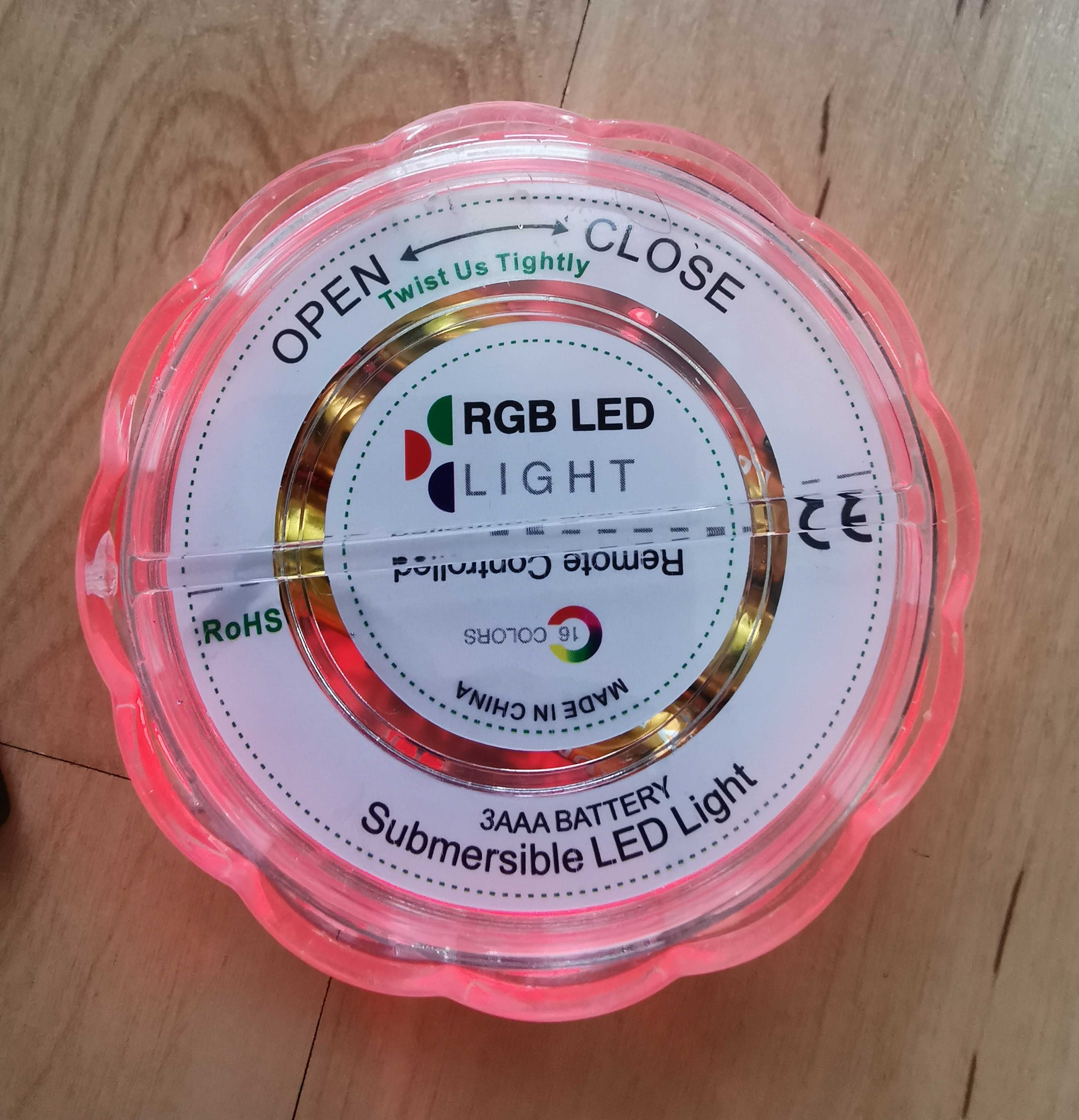 10-cio ledowe RGB IP68 wodoodporne zatapialne światła LED