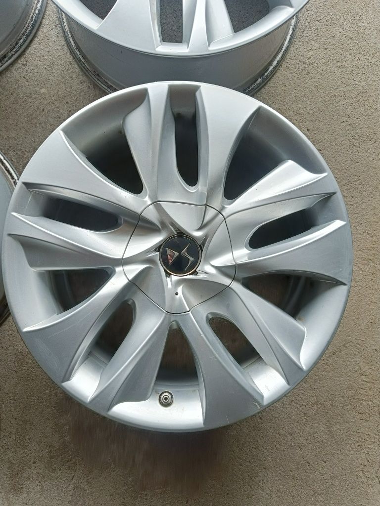 Felgi17 4*108 oryg Citroen DS czujniki kpl