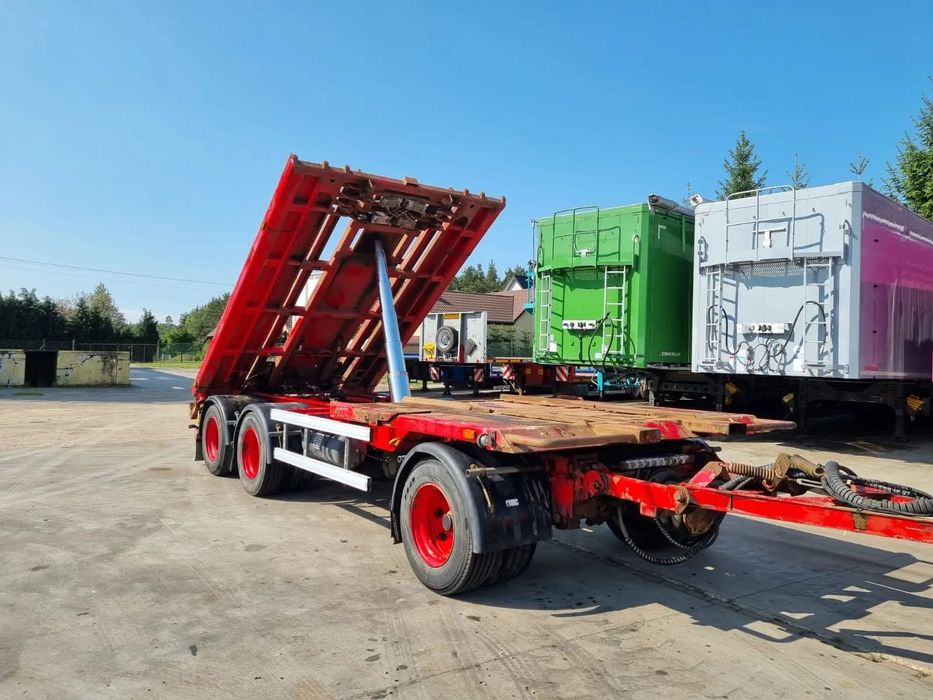 NOPA Przyczepa Hakowiec Wywrotka do Przewozu Kontenerów 6,50 m - 7,00 m