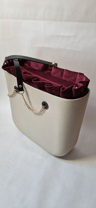 Organizer do torebki obag standard bordowy