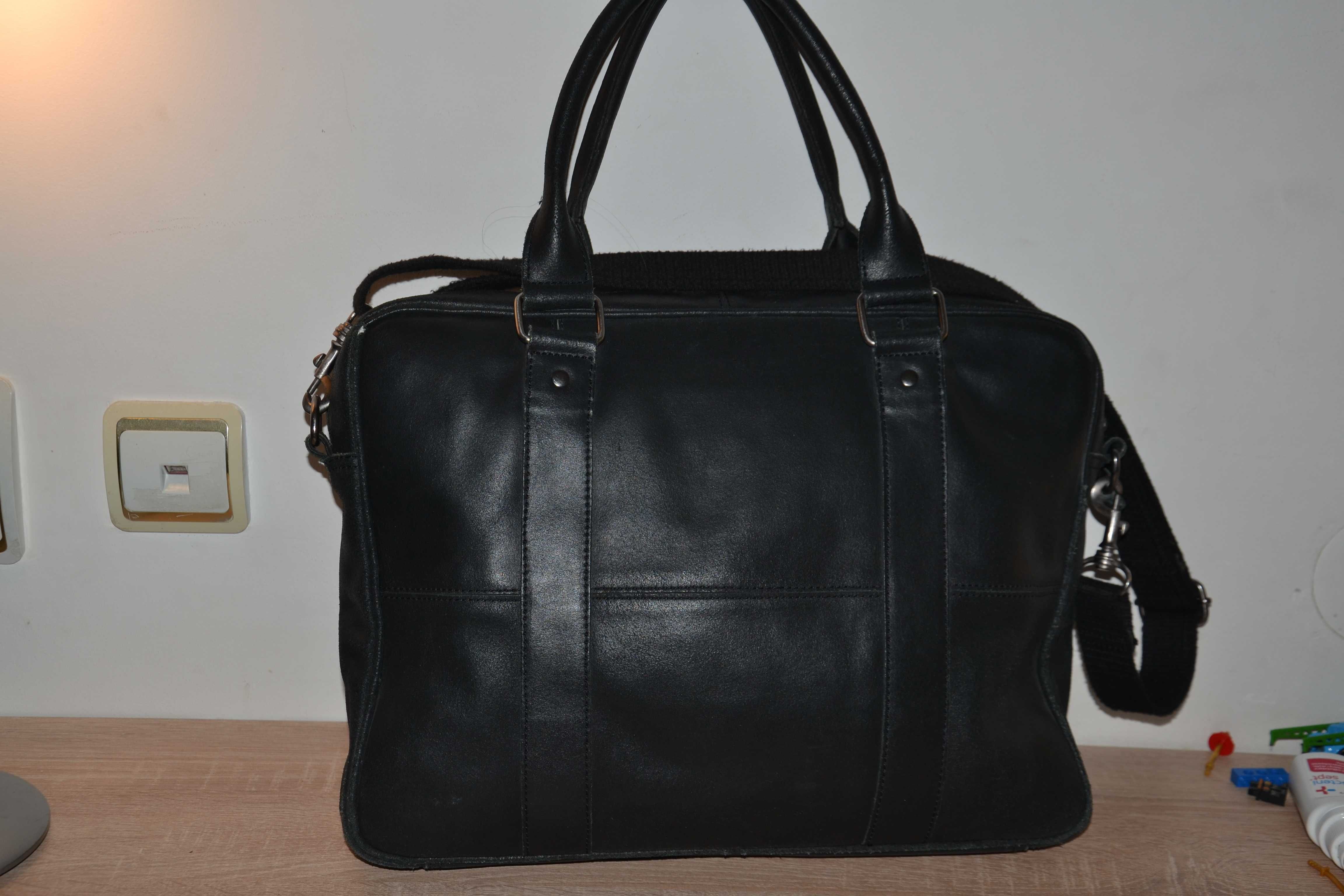Мужская кожаная сумка портфель Pier One Italy original