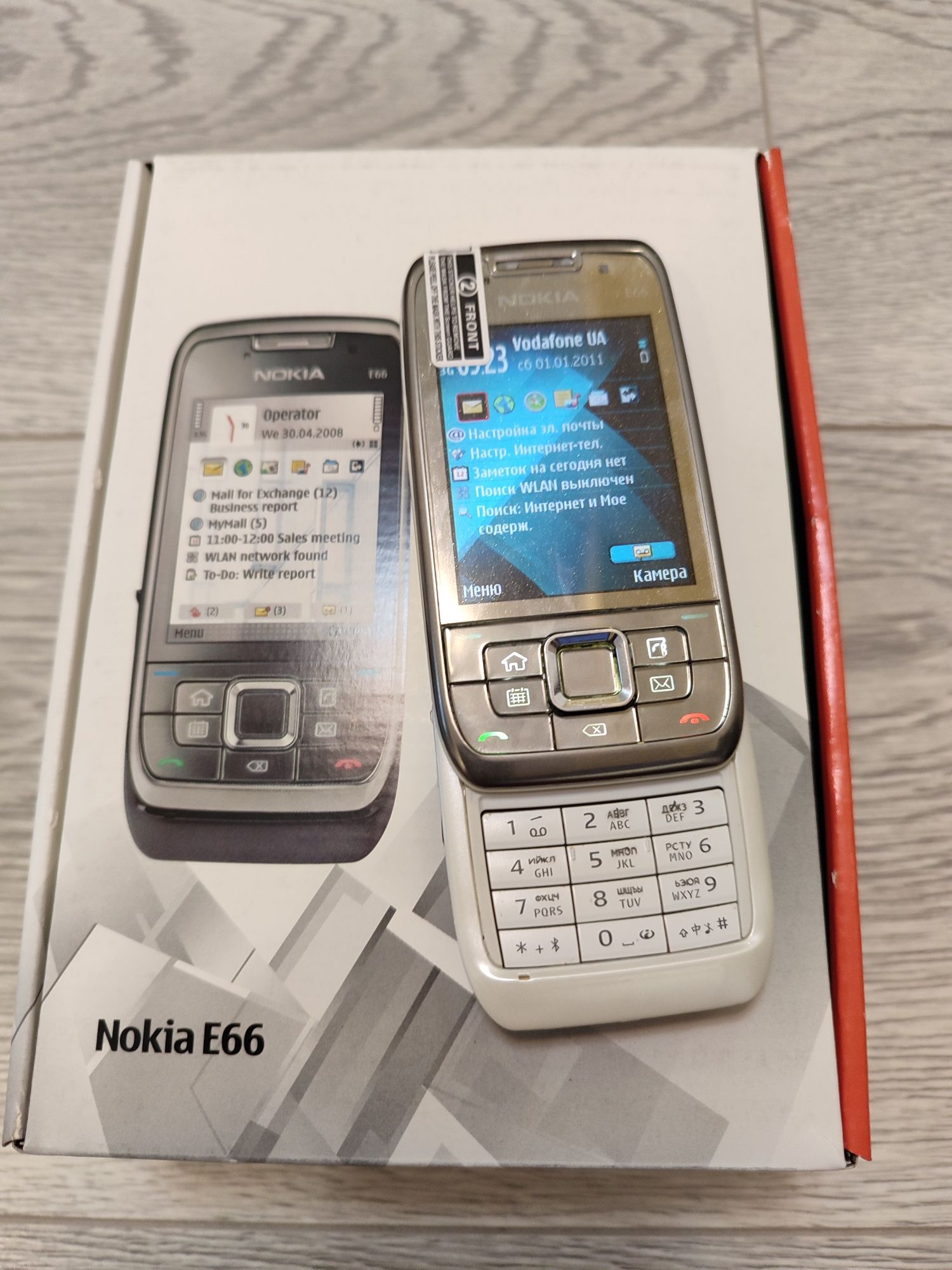 Мобільний телефон Nokia E66 Silver Оригінал