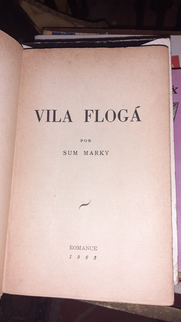 Livro Vila Floga Sum Marky colonial são Tomé Ferreira Marques