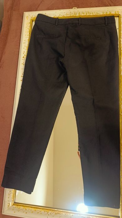 Eleganckie, czarne damskie spodnie w kant, Zaraz, rozm. L(40) idealne