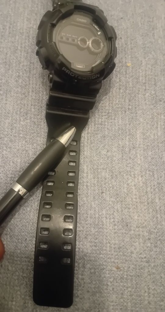 Relógio casio G~Shook preto perfeito a trabalhar normal