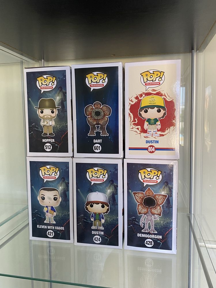 Funko pop stranger things Chases e exclusivos