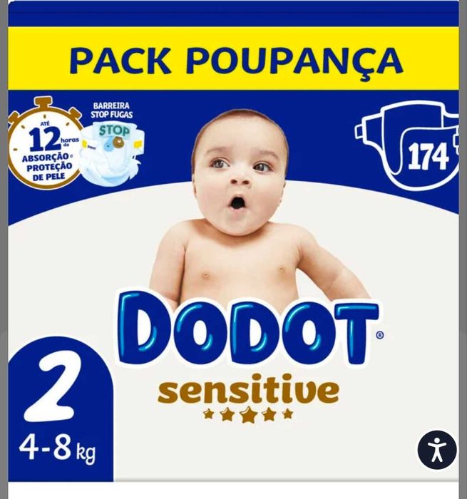 Fralda Dodot Sensitive T2
