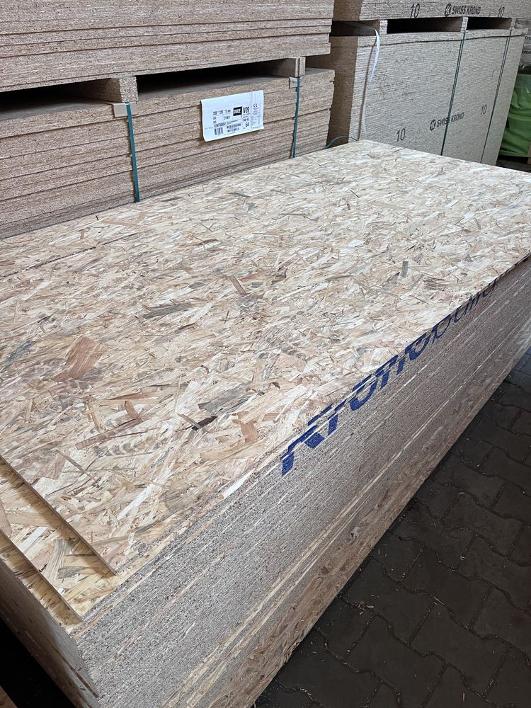Płyty OSB 3 1250x2500mm, wszystkie grubości