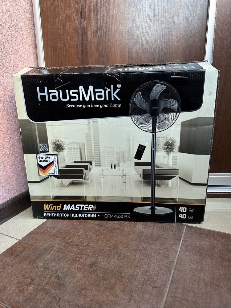 Вентилятор HausMark HSFM-1630BK