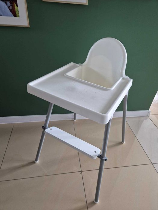 Krzesełko do karmienia z podnóżkiem Ikea ANTILOP Krzesło