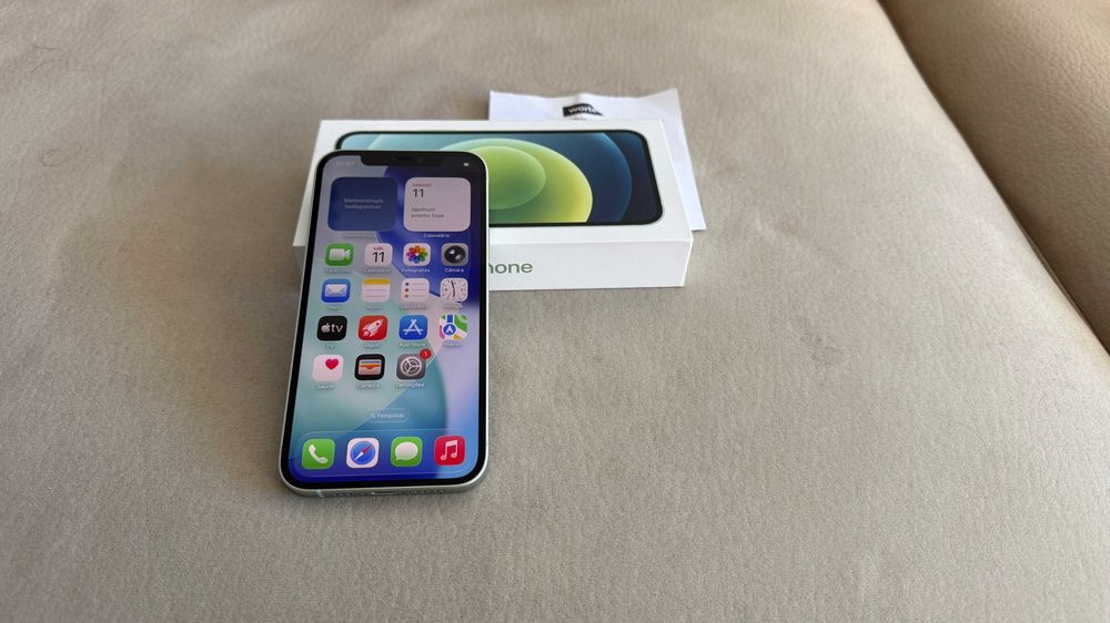Vendo iPhone 12 64Gb Verde C/Fatura Nacional