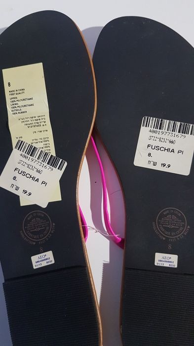 Шлепки, вьетнамки, шлепанцы American eagle