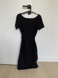 czarna sukienka z wyciętymi plecami M. Atelier