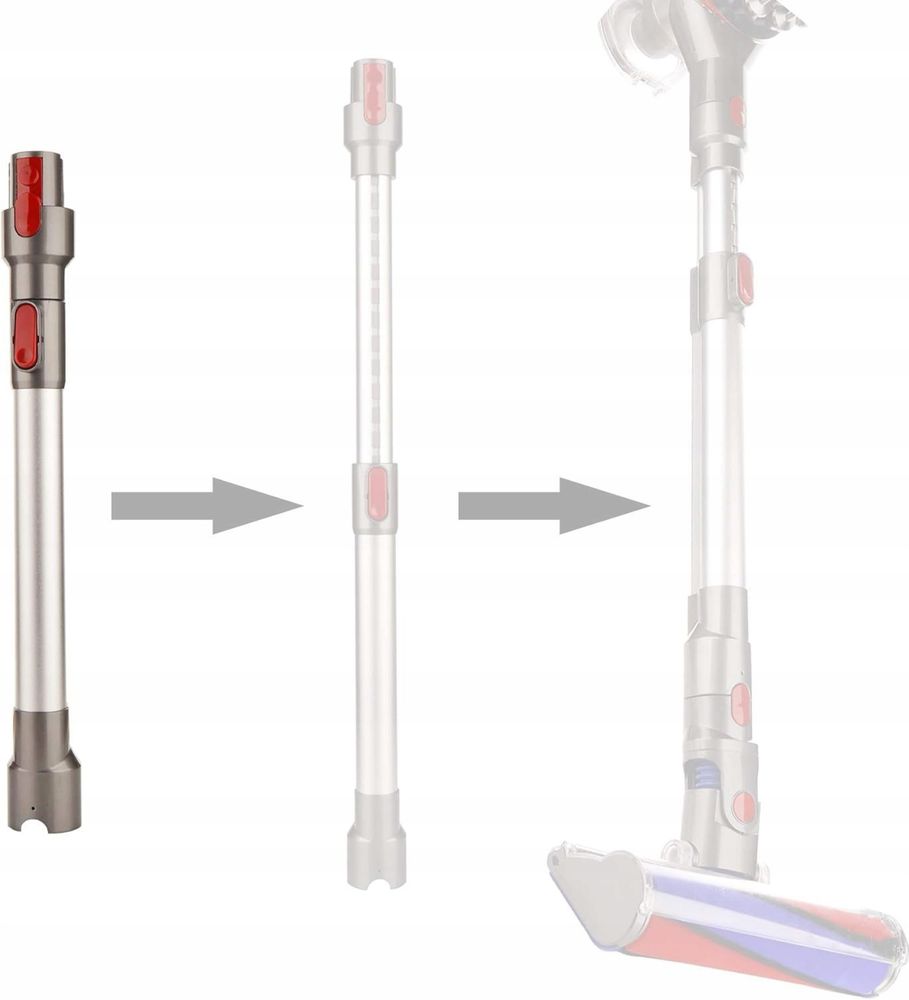 Regulowana rura przedłużająca do Dyson V7 V8 V10 V11 V15 SV10 SV11