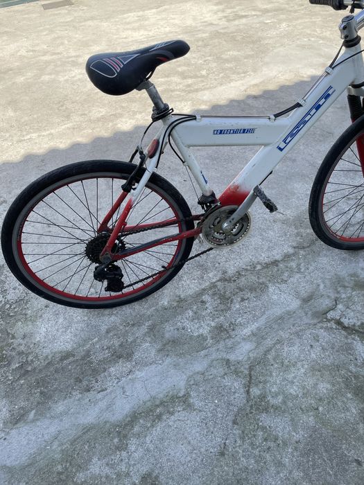 Bicicleta de montanha com peneus de estrada