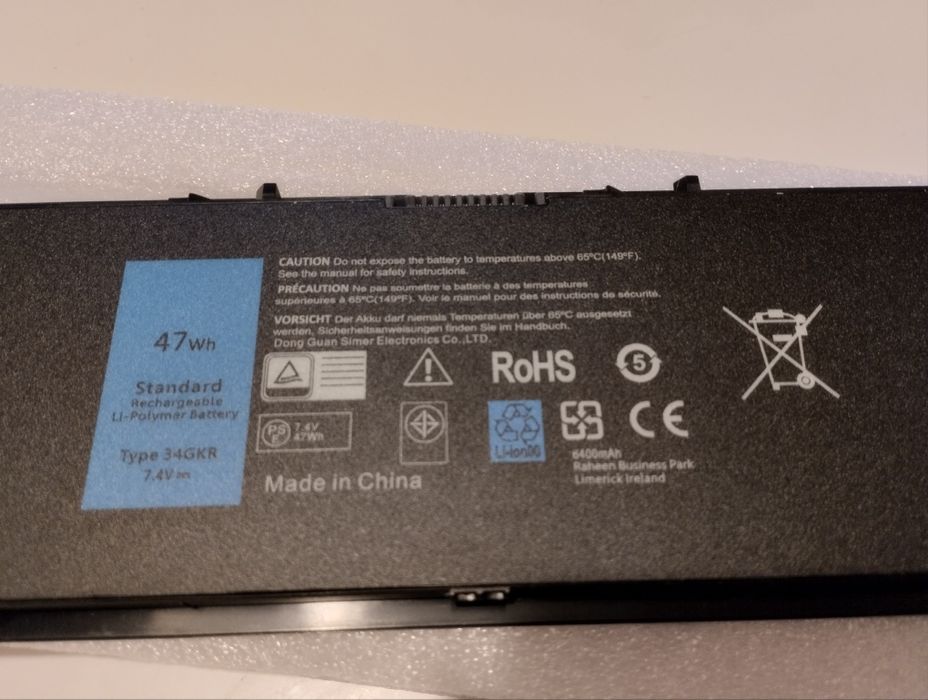 Батарея, аккумулятор 34 GPR для ноутбука