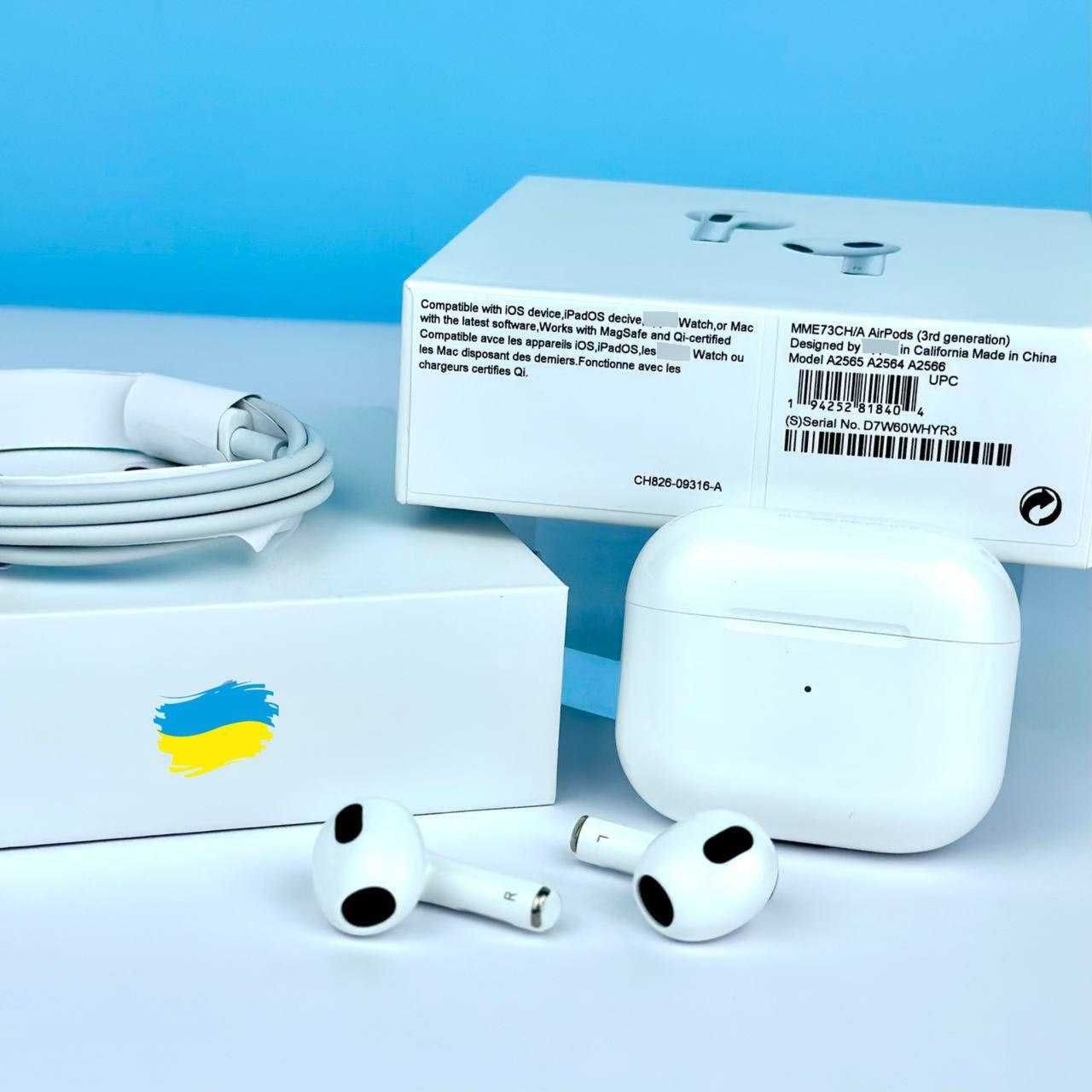 Навушники AirPods 3 Опт/Дроп (АірПодс)