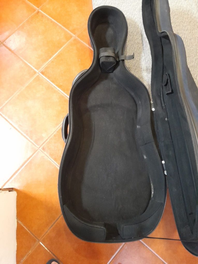 Estojo/caixa de transporte violoncelo 4/4
