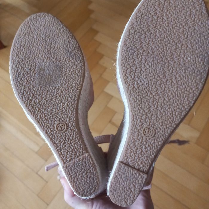 Buty espadryle róż , rozm.39