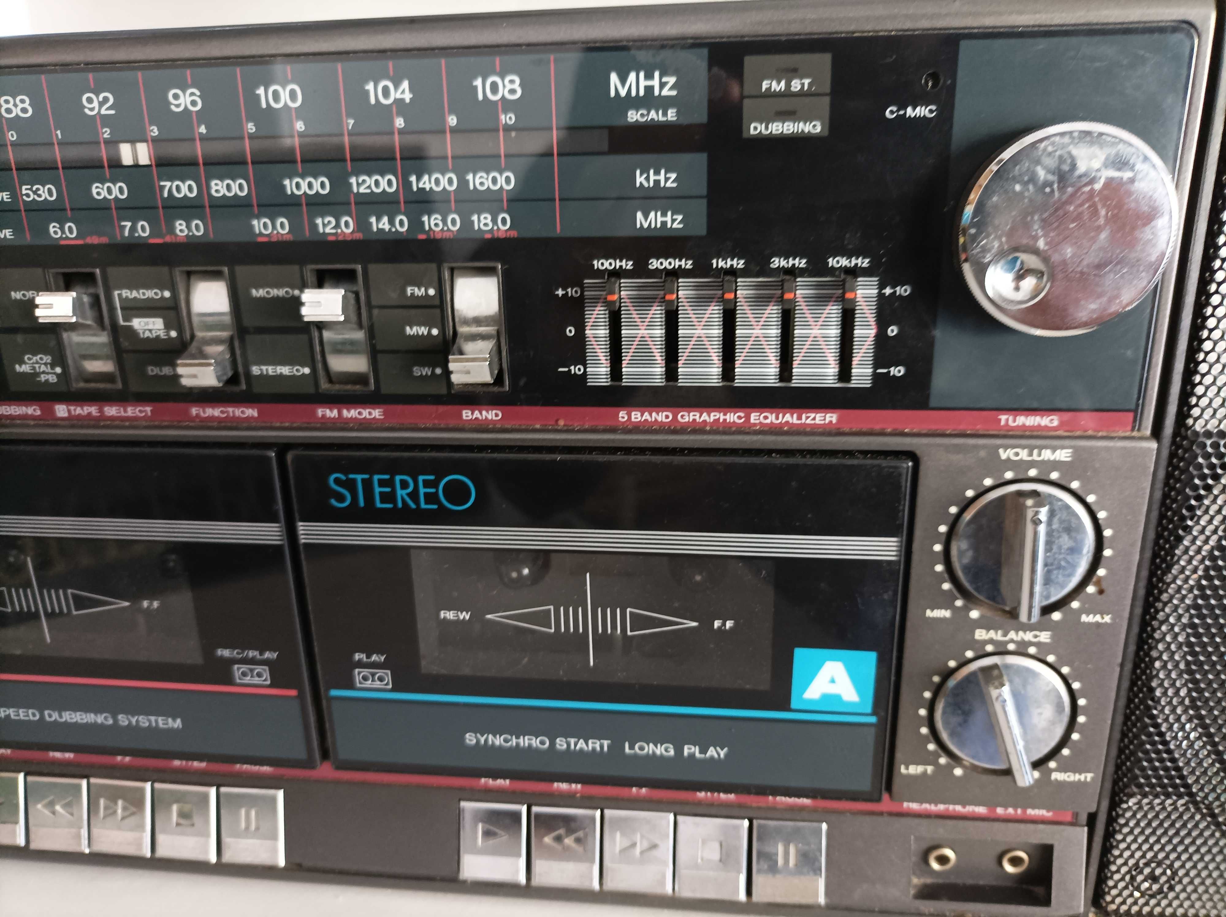 Radio magnetofon GoldStar TWP-7043 jak Nowy Wysyłka
