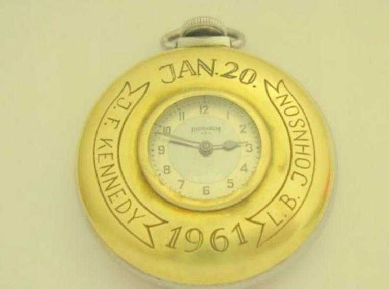 John F. KENNEDY watch Prezydent USA 1961 r. BIAŁY DOM zegarek ANTYK