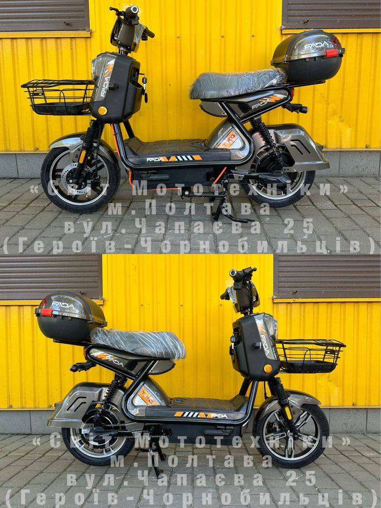 Новий електровелосипед Fada Tiko 800W 60V 25Ah 2025р. електричний