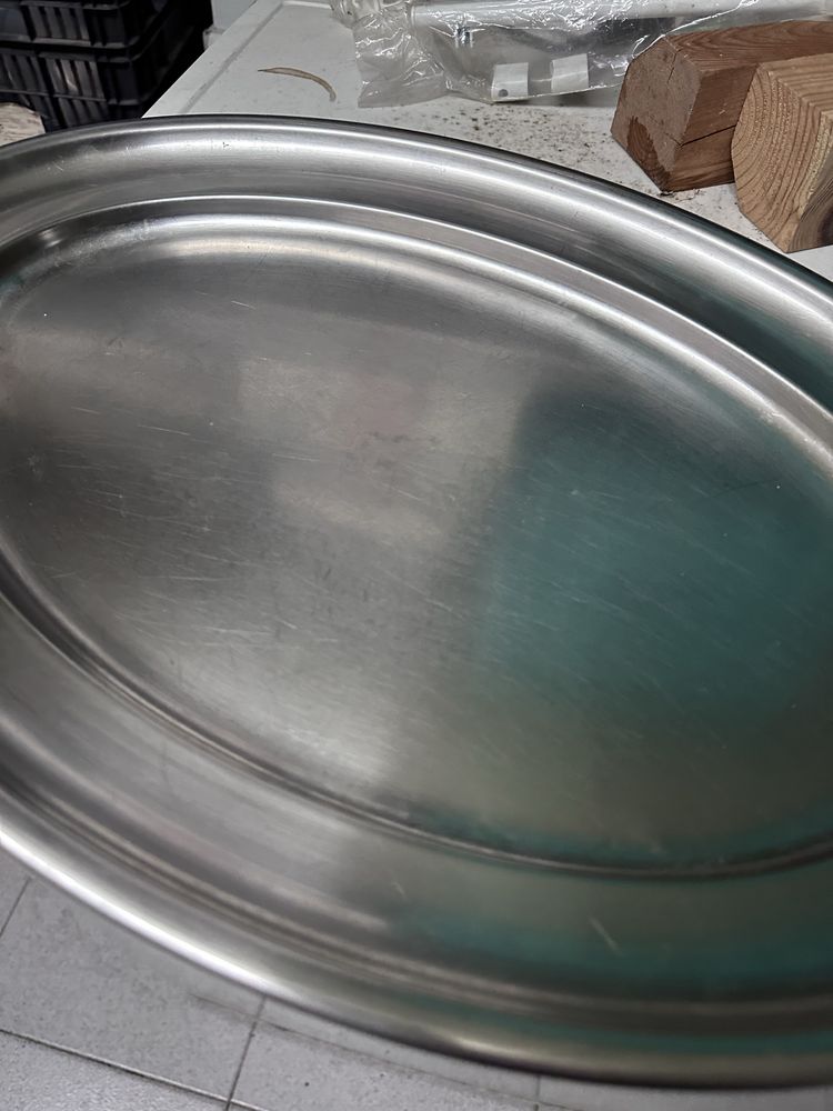 Travessas de inox para comida