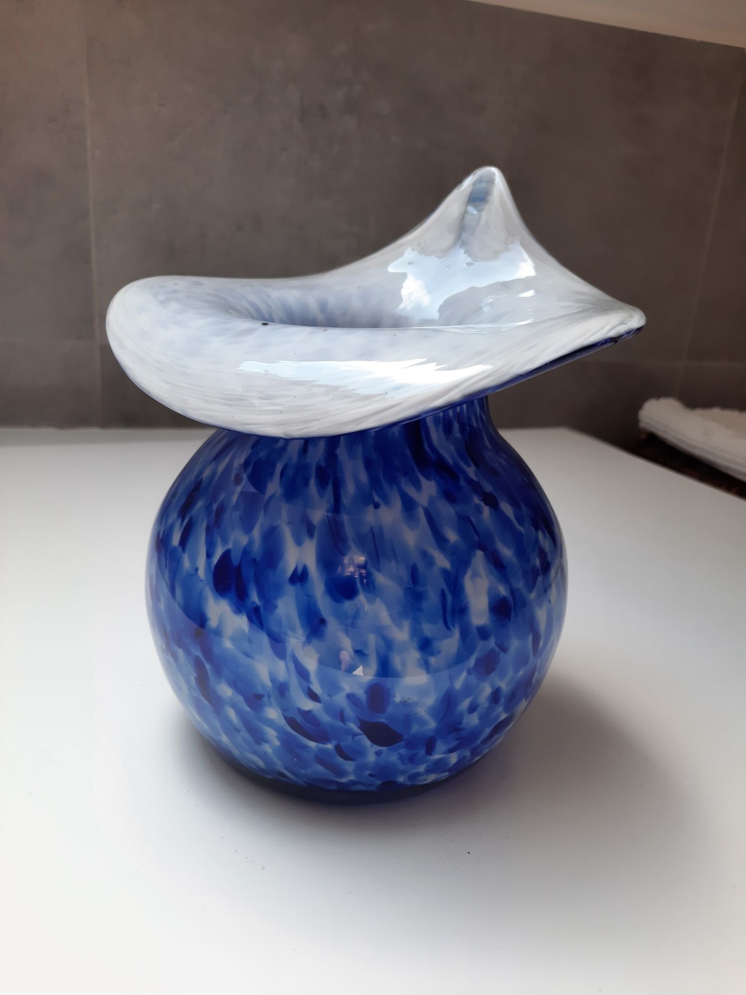 Szklany wazon Joska design. Vintage