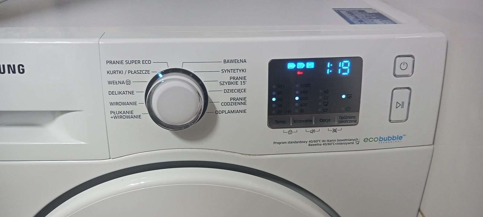 Pralka 6kg Samsung eco bubble