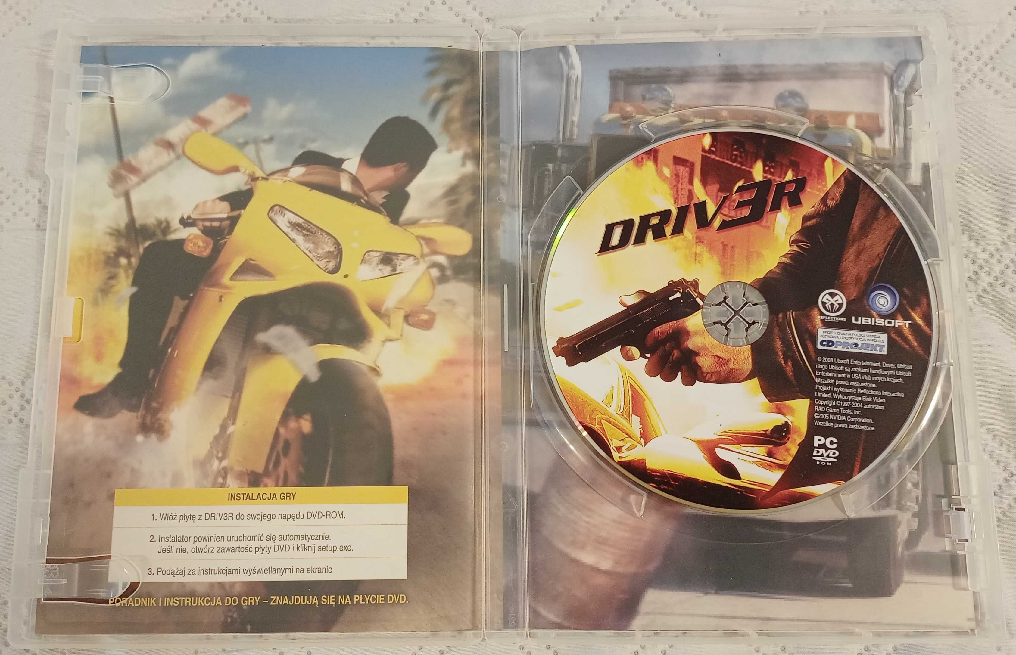 DRIVER 3 gra PC DVD PL jak GTA Mafia