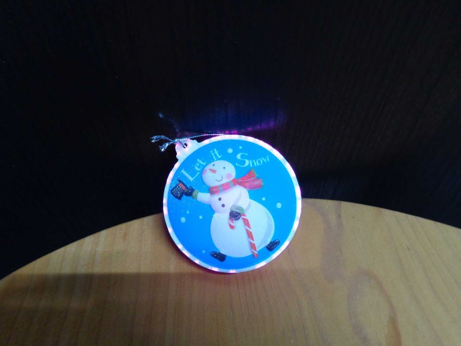Ornamento de Natal - boneco de neve