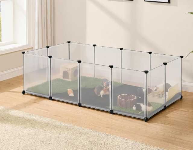 KLATKA kojec wybieg NOWY z podłogą dla królika chomika świnki + GRATIS