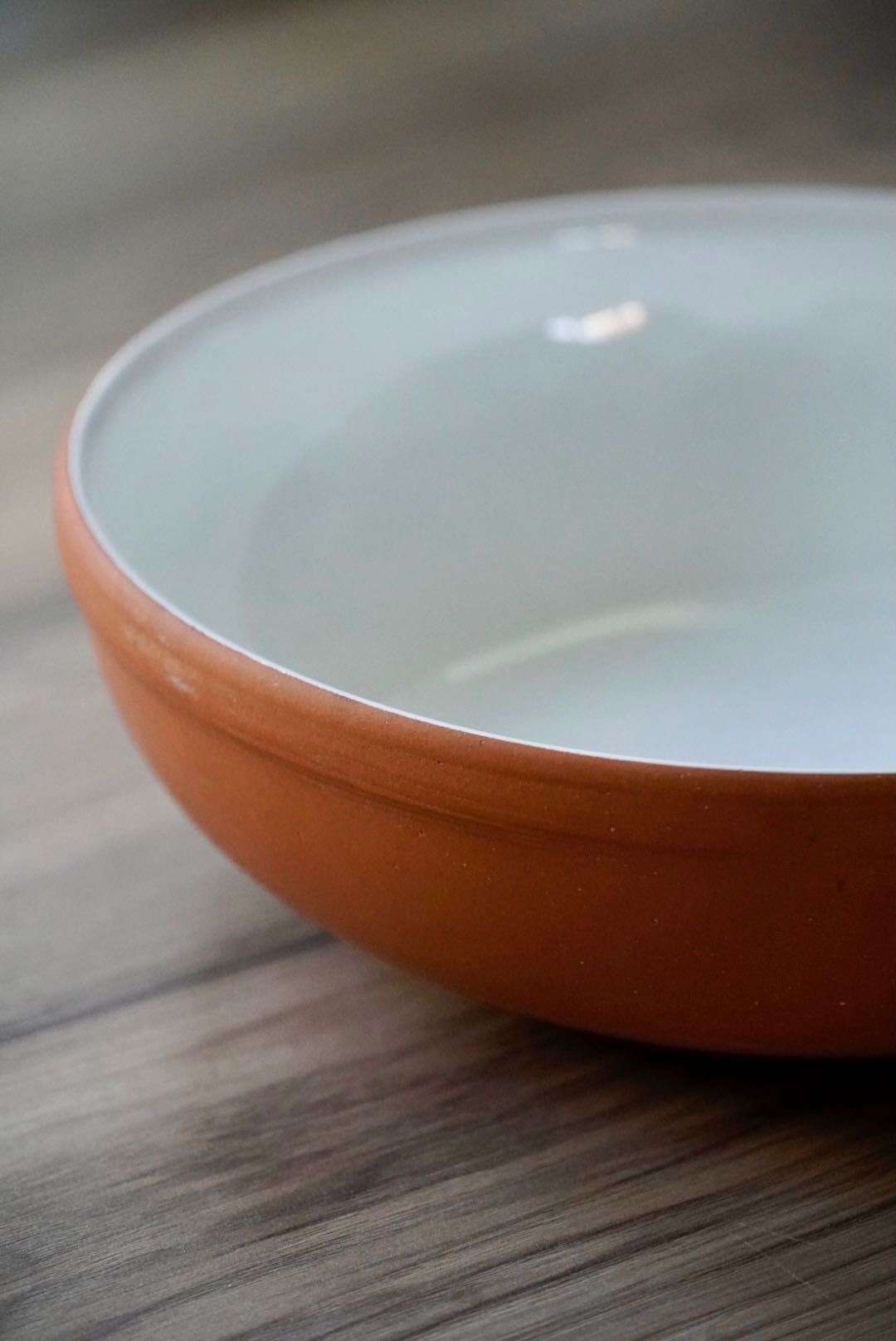 Miska terracotta Toskania Italy szkliwiona terakota retro talerz
