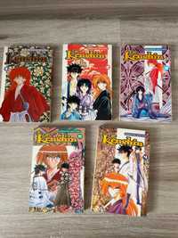 Kenshin Nobuhiro Watsuki  1-5 Manga