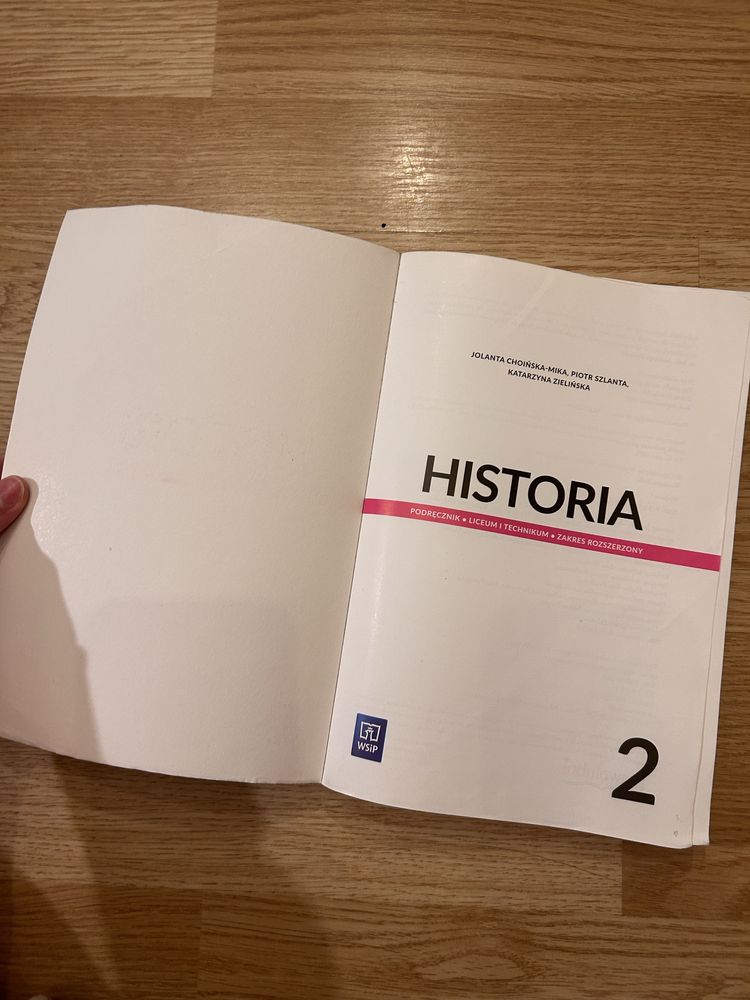 Historia 2 Podręcznik klasa 2 zakres rozszerzony WSiP